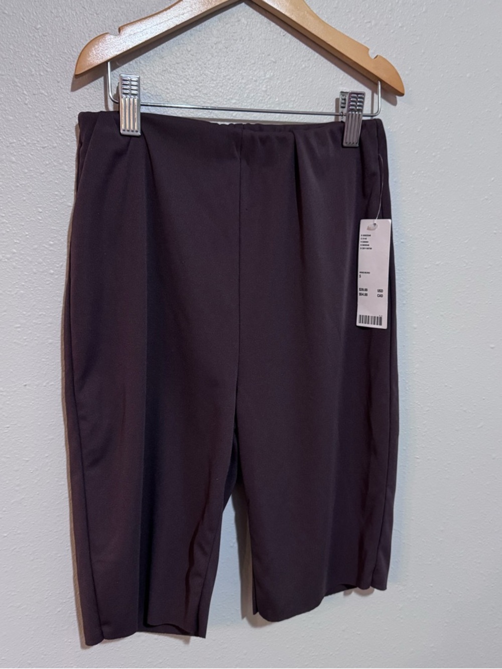 NWT Out from Under Urban Outfitters Women's bike Shorts S Elastic Waist brown